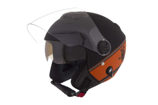 Capacete aberto